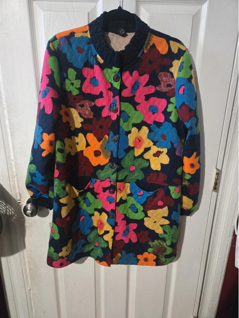 Floral trench style  jacket